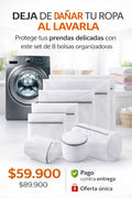 Set x8 Bolsas Protectoras de Lavado