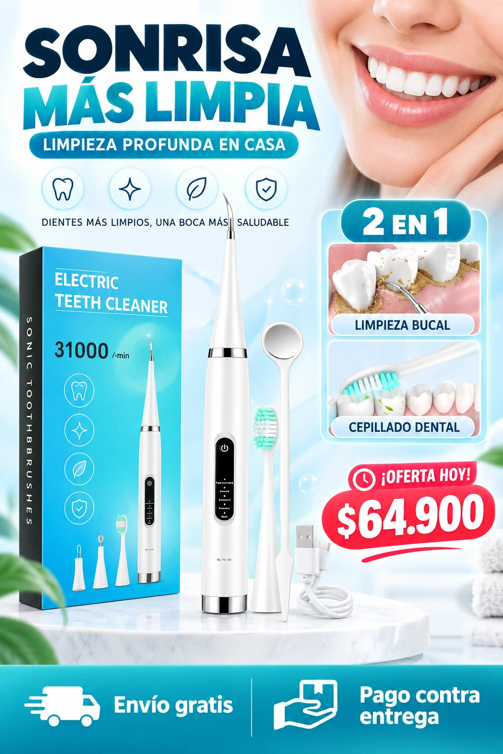 DentalClean Pro 2 en 1