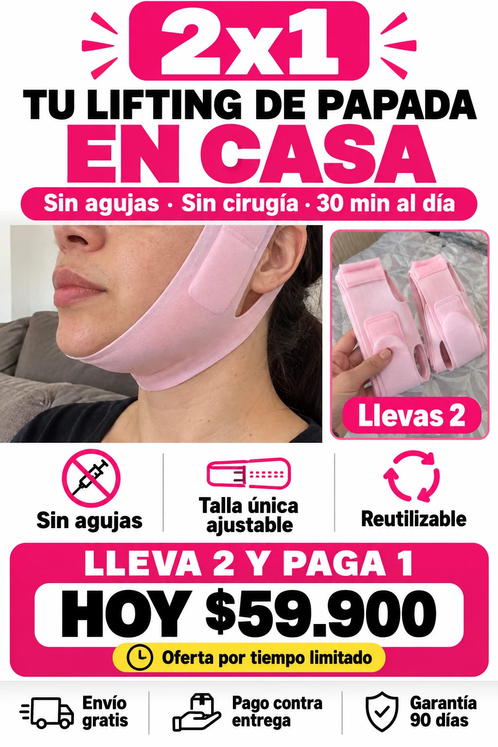Faja Reductora de Papada VLift™